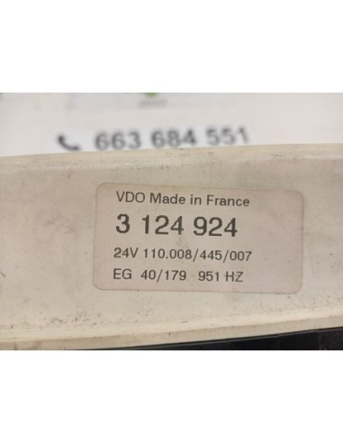 CUADRO INSTRUMENTOS VOLVO FL 609 - 91137