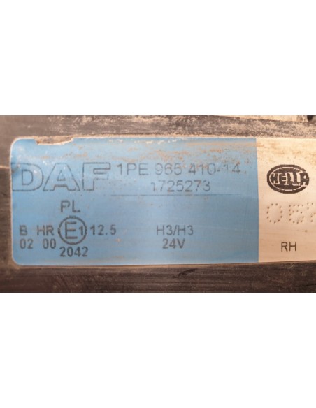 FARO ANTINIEBLA DERECHO DAF SERIE 85 CF  430 EURO 1/2 - 92221