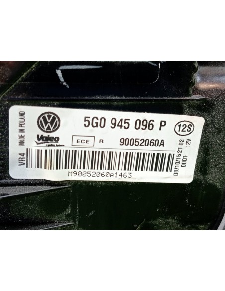 PILOTO TRASERO DERECHO VOLKSWAGEN GOLF VII LIM  - 93533