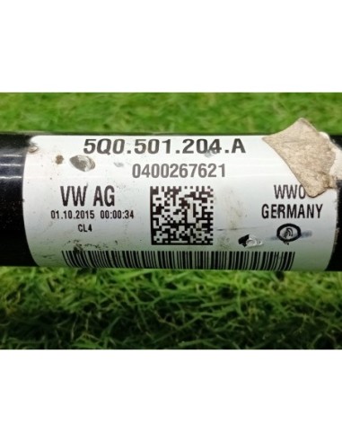 TRANSMISION TRASERA DERECHA VOLKSWAGEN GOLF VII...