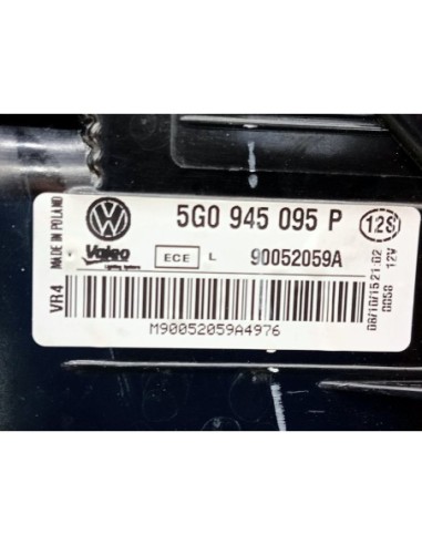 PILOTO TRASERO IZQUIERDO VOLKSWAGEN GOLF VII...