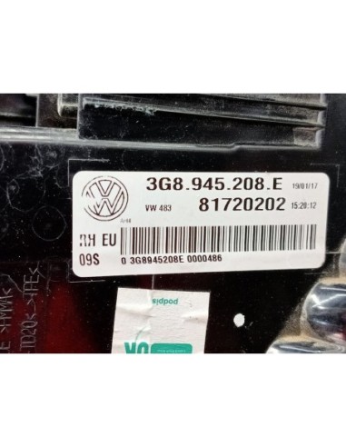 PILOTO TRASERO DERECHO VOLKSWAGEN ARTEON - 95318