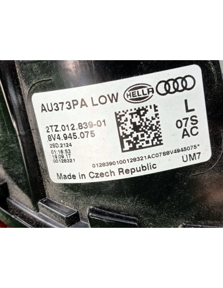 PILOTO TRASERO IZQUIERDO INTERIOR AUDI A3 - 95353