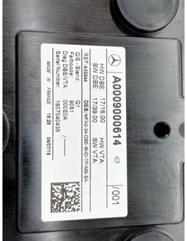 LUZ CENTRAL INTERIOR MERCEDES CLASE A - 95863