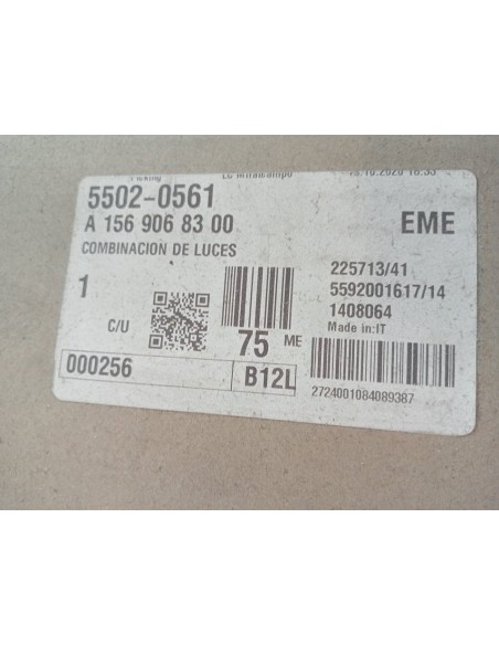 PILOTO EXTERIOR TRASERO IZQUIERDO MERCEDES CLASE GLA - 97237