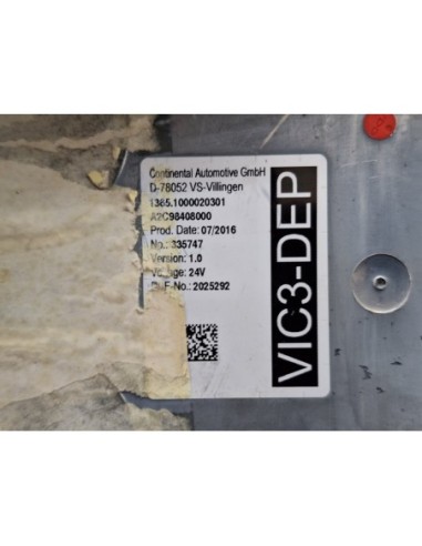 CENTRALITA VIC DAF SERIE XF EURO 6 - 100724