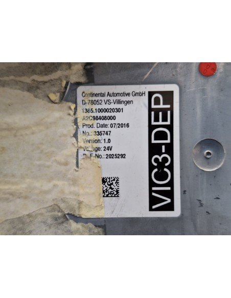 CENTRALITA VIC DAF SERIE XF EURO 6 - 100724