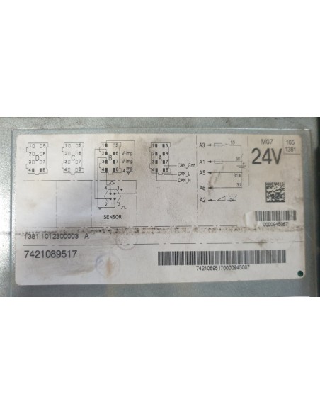 TACOGRAFO DE TARJETA VOLVO FE XXX - 94644