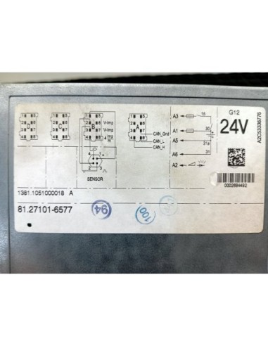 TACOGRAFO DE TARJETA MAN TG - L 12 XXX - 97253