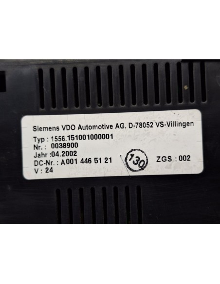 CUADRO INSTRUMENTOS MERCEDES ATEGO 2-EJES 18 T /BM 950/2/4 - 102625