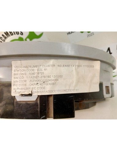 CUADRO INSTRUMENTOS IVECO EUROCARGO - 91148