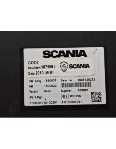 CENTRALITA ECU ASSY SCANIA SERIE P/G/R - 103505