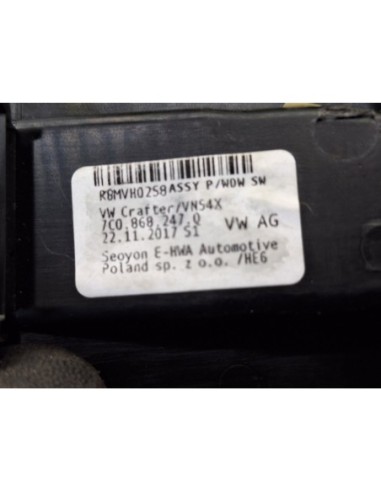 MANDO ELEVALUNAS DELANTERO DERECHO VOLKSWAGEN...