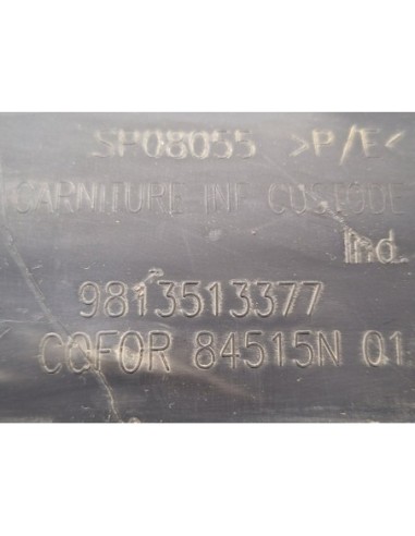 TAPA PILAR TRASERO DERECHO CITROEN JUMPY FUGÓN...