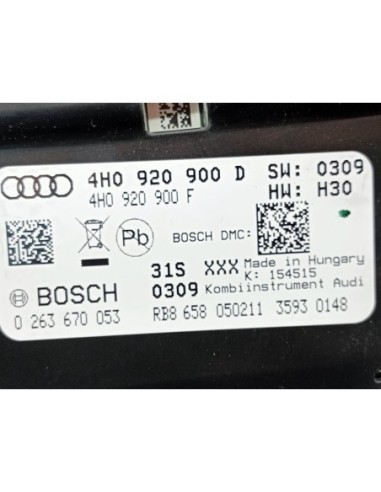 CUADRO INSTRUMENTOS AUDI A8 - 95676