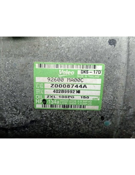 COMPRESOR AIRE ACONDICIONADO RENAULT D 7 5 - 98019