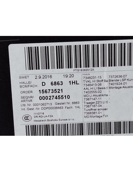 ELEVALUNAS DELANTERO IZQUIERDO MAN TG - A 35 XXX - 105510