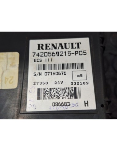 CENTRALITA MOTOR UCE RENAULT MASCOTT - 101975