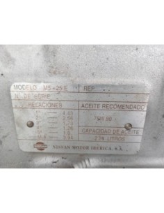 CAJA DIRECCION NISSAN CABSTAR - 09 06 - 101638