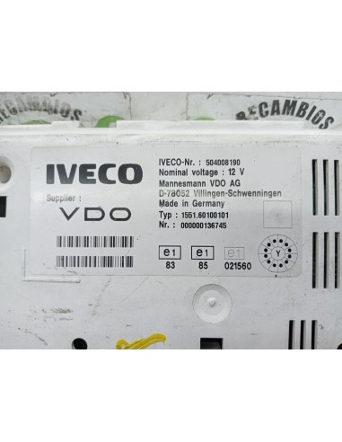 [113946] CUADRO INSTRUMENTOS - IVECO DAILY CAJA...
