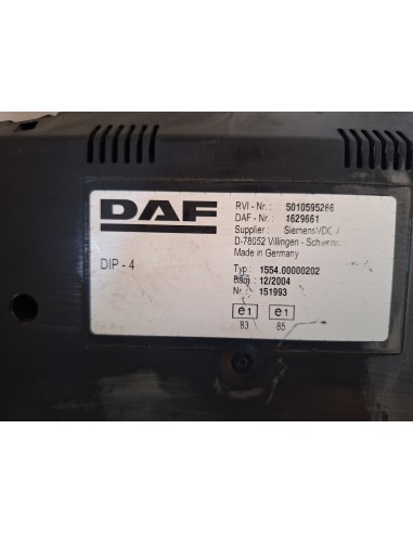 [113634] CUADRO INSTRUMENTOS - DAF SERIE...