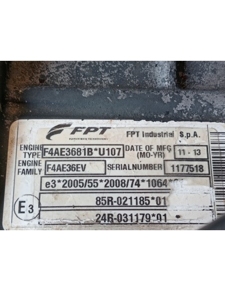 [112232] MOTOR COMPLETO - IVECO EUROCARGO TECTOR (01/2001 - 12/2003)