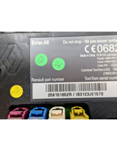 [112094] PANTALLA MULTIFUNCION - RENAULT MASTER...