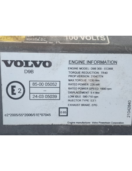 [111446] MOTOR COMPLETO - VOLVO FM XXX