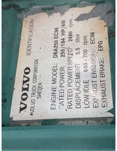 [111436] MOTOR COMPLETO - VOLVO FL XXX (01/2006 - 01/2013)