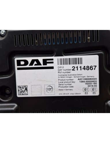 [111422] CUADRO INSTRUMENTOS - DAF SERIE XF...