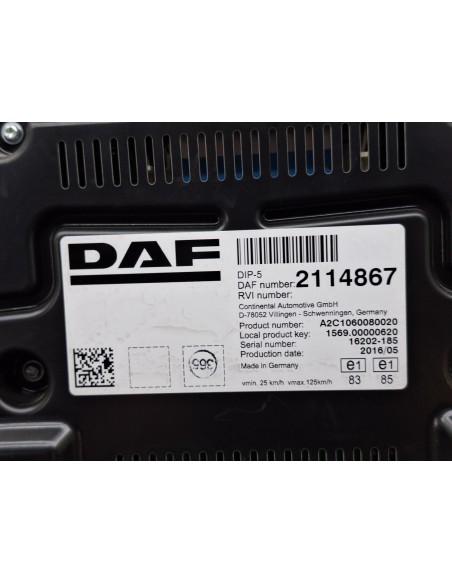 [111422] CUADRO INSTRUMENTOS - DAF SERIE XF EURO 6 (01/2013 - ...)