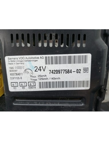 [112287] CUADRO INSTRUMENTOS - RENAULT PREMIUM...