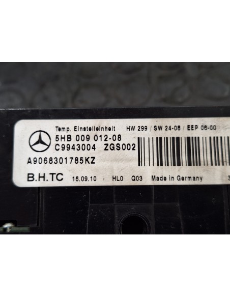 [112090] MANDO CALEFACCION / AIRE ACONDICIONADO - MERCEDES SPRINTER 02.00 - CAJA CERRADA (01/1999 - 01/2006)