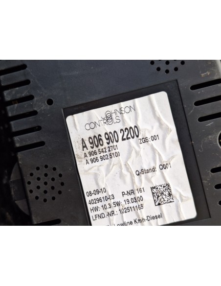 [111834] CUADRO INSTRUMENTOS - MERCEDES SPRINTER 02.00 - CAJA CERRADA (01/1999 - 01/2006)