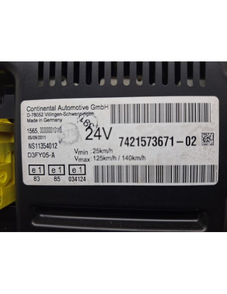 [112477] CUADRO INSTRUMENTOS - RENAULT MAGNUM 4XX.18/4XX.26 02 - (01/2001 - 12/2006)