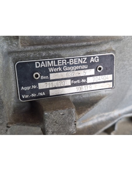 [110946] CAJA CAMBIOS - MERCEDES SPRINTER 02.00 - CAJA CERRADA (01/1999 - 01/2006)