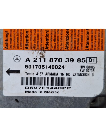 [110769] CENTRALITA AIRBAG - MERCEDES CLASE GLS (W166) (01/2015 - ...)