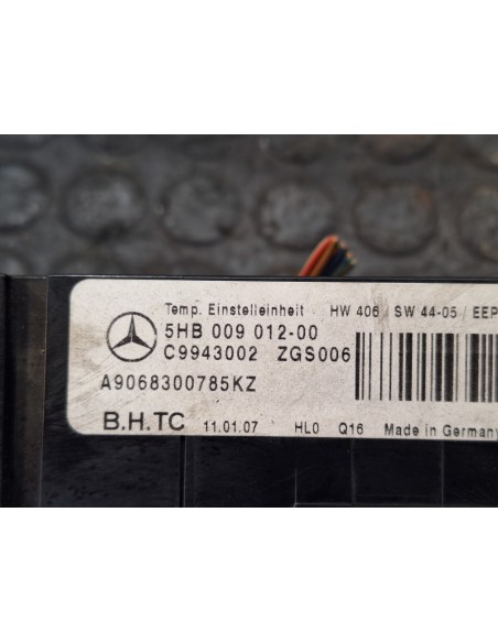 [110385] MANDO CALEFACCION / AIRE ACONDICIONADO - MERCEDES SPRINTER 02.00 - CAJA CERRADA (01/1999 - 01/2006)