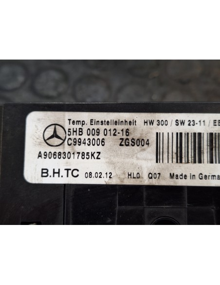 [110319] MANDO CALEFACCION / AIRE ACONDICIONADO - MERCEDES SPRINTER 02.00 - CAJA CERRADA (01/1999 - 01/2006)
