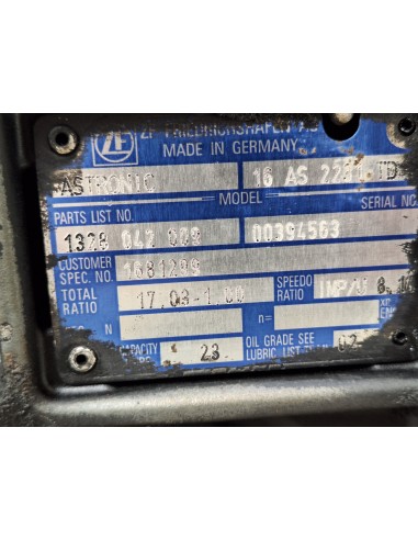 [110192] CAJA CAMBIOS - DAF SERIE XF EURO 6...