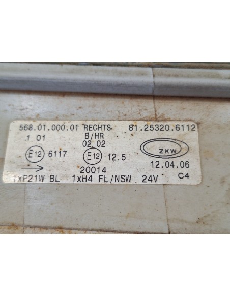 [110074] FARO ANTINIEBLA DERECHO - MAN TG-M 18.XXX