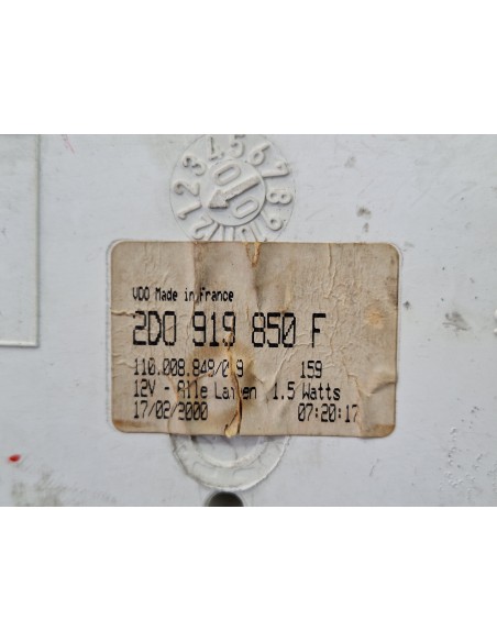 [109838] CUADRO INSTRUMENTOS - VOLKSWAGEN LT CAJA CERRADA / COMBI