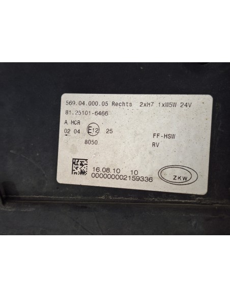 [109622] FARO DERECHO - MAN TG - L 7.XXX / 8.XXX (01/2005 - 12/2017)