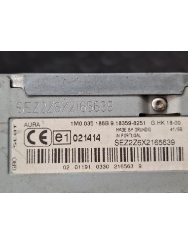 [109504] SISTEMA AUDIO / RADIO CD - SEAT TOLEDO...