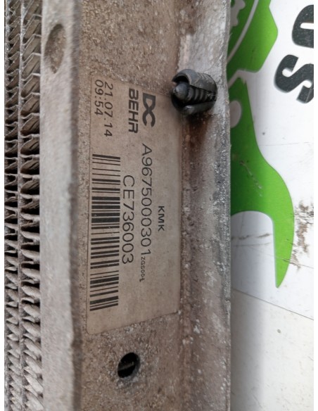 [109374] RADIADOR AGUA - MERCEDES ATEGO 2-EJES 18 T /BM 950/2/4 (01/1997 - 12/2004)