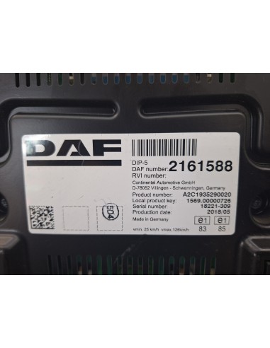 [109247] CUADRO INSTRUMENTOS - DAF SERIE XF...