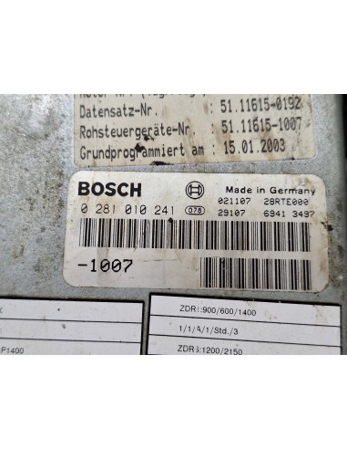 [109110] CENTRALITA MOTOR UCE - MAN F2000...