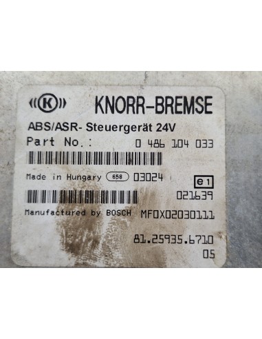 [109109] CENTRALITA ABS - MAN F2000 EVOLUTION