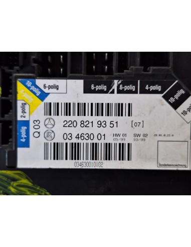 [109096] MANDO ASIENTOS - MERCEDES CLASE S...