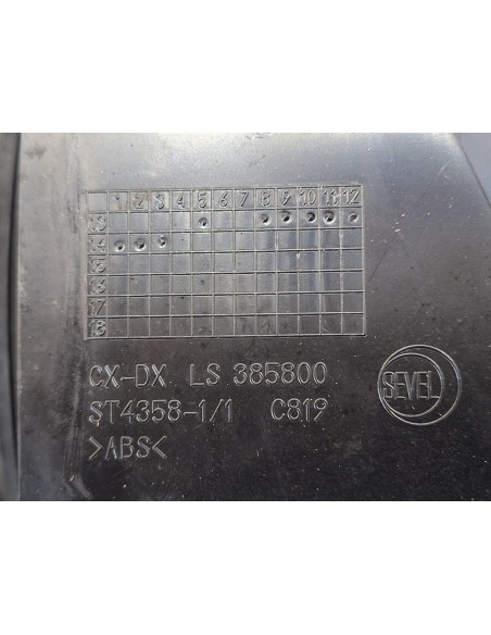 [108957] REJILLA AIREADORA - PEUGEOT BOXER CAJA CERR. TECHO ELEVADO (RS2850)(290/330)('02-)